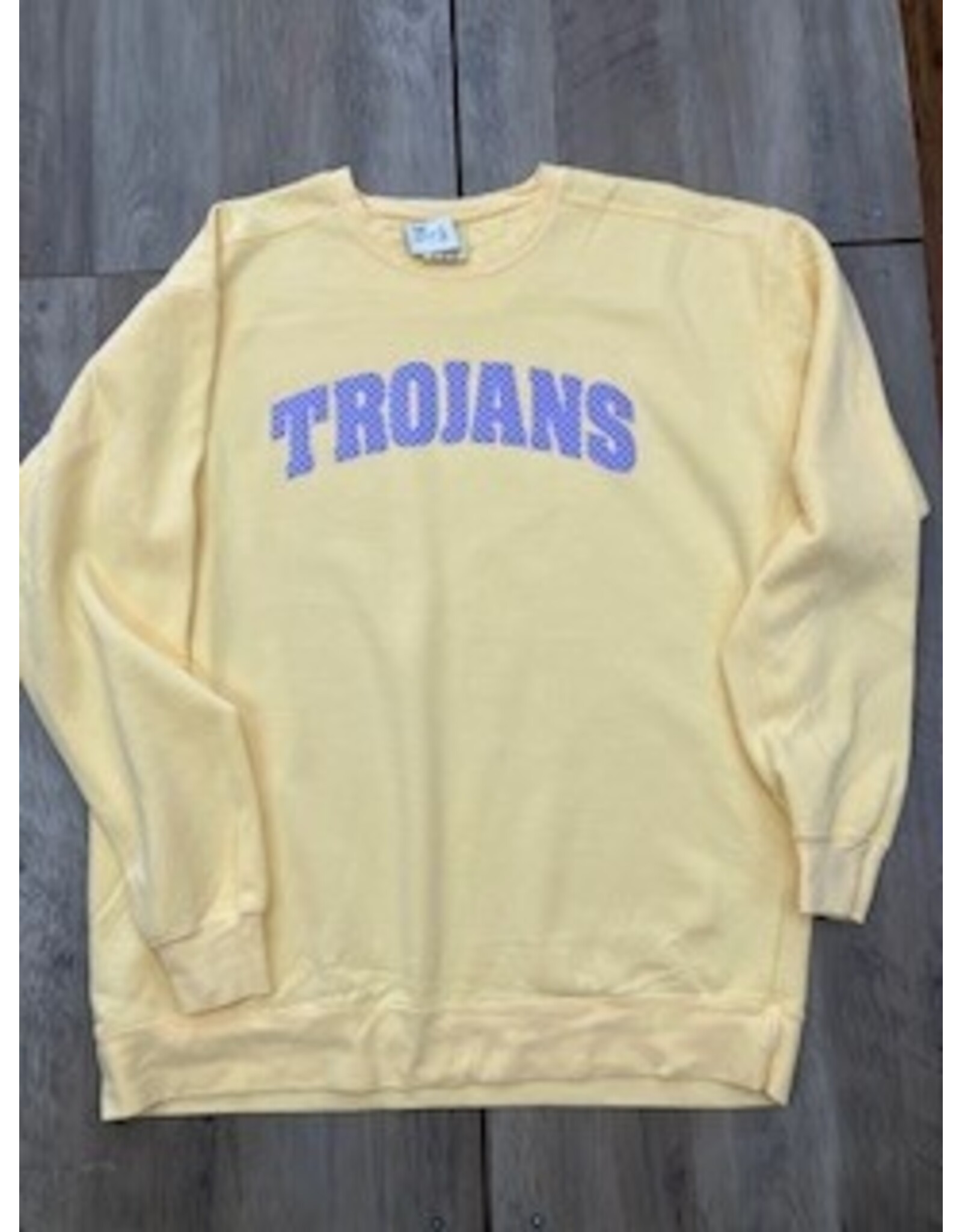 TROJANS Dot on Yellow Comfort Colors