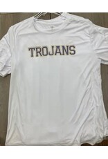 TROJANS fe Wht M/W Tee