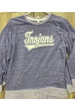 Light Heather Purple Trojans w/ White Tail