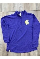 PURPLE & GOLD TROJAN 1/4 LADIES