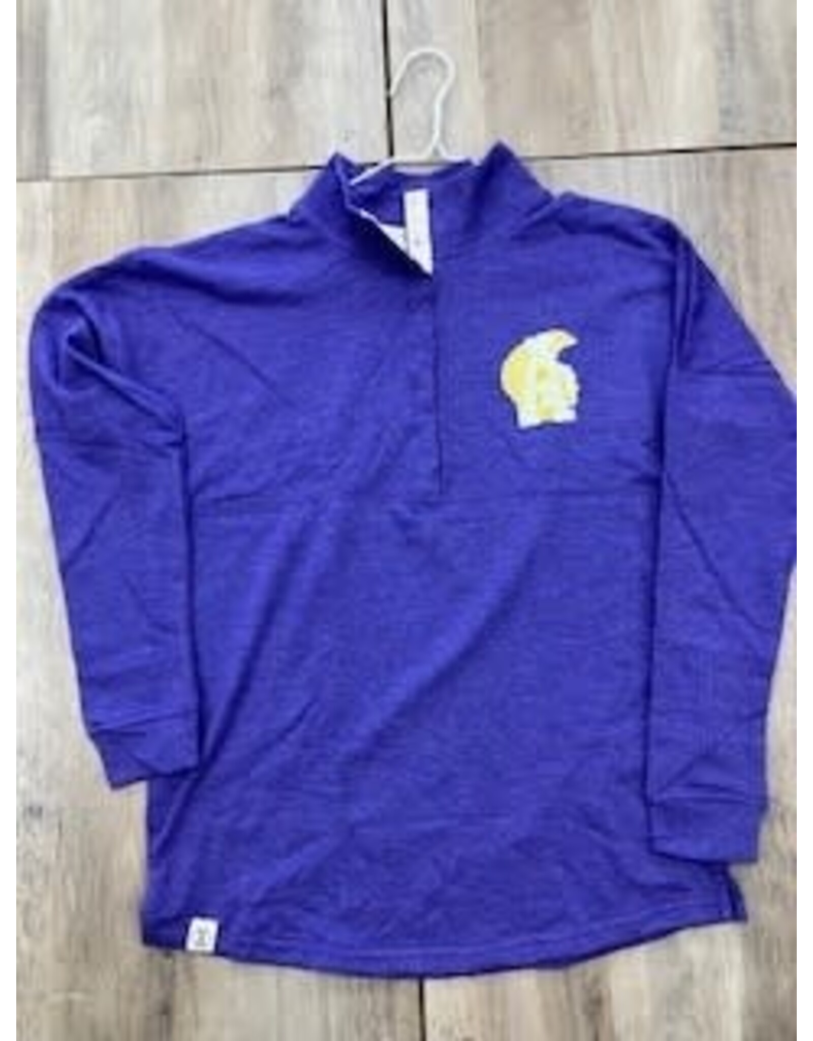 PURPLE & GOLD TROJAN 1/4 LADIES