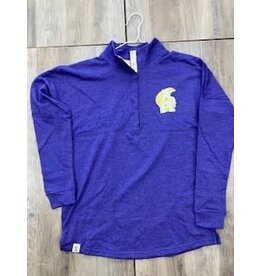 PURPLE & GOLD TROJAN 1/4 LADIES