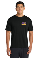 Port & Co ASH TROJANS LEFT CHEST M/W TEE BLACK
