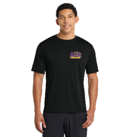 Port & Co ASH TROJANS LEFT CHEST M/W TEE BLACK