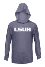 LSUA HIGH RES VISABILITY on Xtreme-Tek L/S Hood HEATHER PURPLE **pickup Abrams Hall 8/25 or 8/26