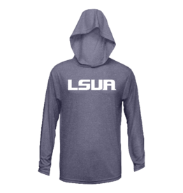 order LSUA HIGH RES VISABILITY on Xtreme-Tek L/S Hood HEATHER PURPLE **pickup Abrams Hall 8/25 or 8/26