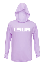 LSUA HIGH RES VIS on Xtreme-Tek L/S Hood LILAC **pickup  Abrams  Hall 8/25 or 8/26