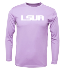 order LSUA HIGH RES VISABILITY on Xtreme-Tek L/S Shirt LILAC ** ** pickup in store 8/24