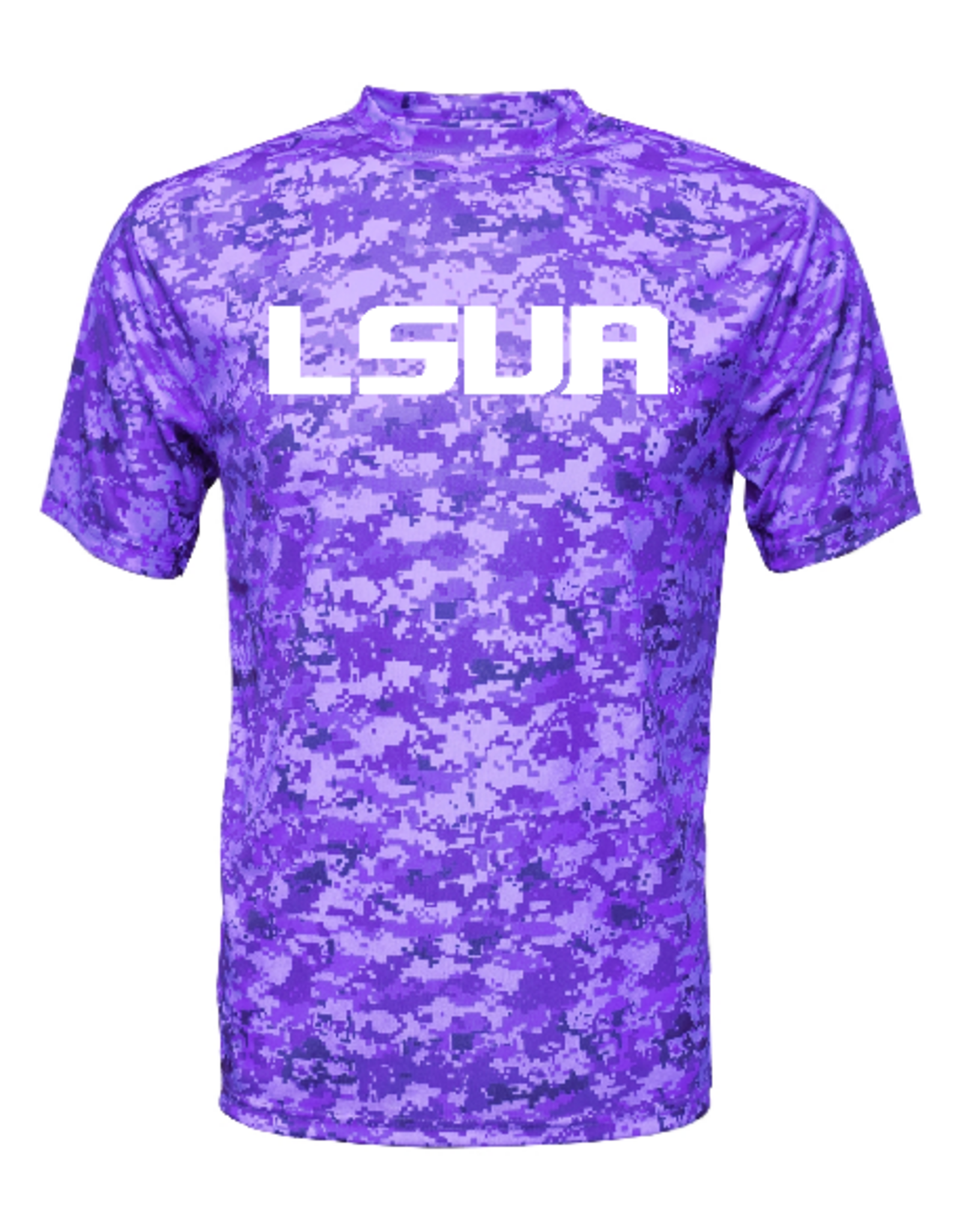 order LSUA HIGH RES VISABILITY on Xtreme-Tek Digi Camo S/S Shirt PURPLE ** pickup Abrams Hall 8/25 or 8/26