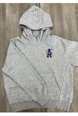 Trojan Em on Grey zip hoodie