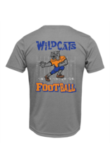 LC Gray Wildcat Football Tee  order for pickup- will text when ready