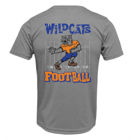 LC Gray Wildcat Football Tee  order for pickup- will text when ready