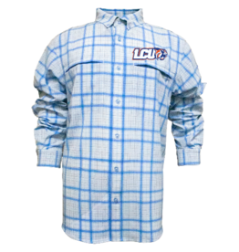 LCU Plaid Fishing shirt  ORDER-  will text when ready for pickup