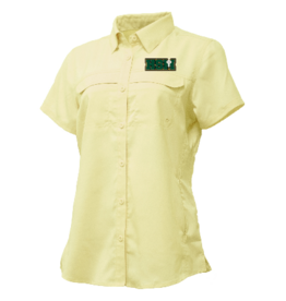 BAW HSM Womens Fishing Shirt Yellow