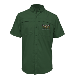 BAW HSM MENS Fishing Shirt GREEN