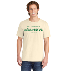 Comfort Colors HSM Serve IVORY Campus Ministry Tee- ORDER- passed out at school
