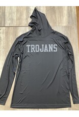 Trojans Reflective Dry Fit Hoodie BLACK