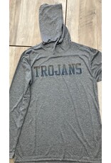 Trojans Reflective ( Multi-color) Dry Fit Hoodie DARK  Grey