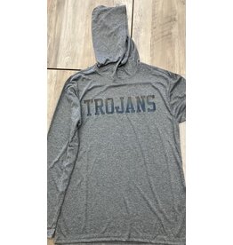 Trojans Reflective ( Multi-color) Dry Fit Hoodie DARK  Grey