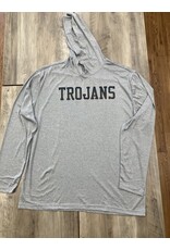 Trojans Reflective ( Multi-color) Dry Fit Hoodie Light Grey