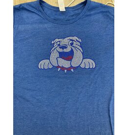 BULLDOG RHINESTONE WOMENS TEE
