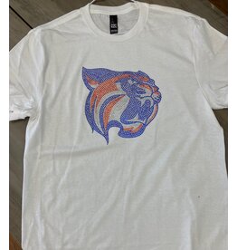Wildcat Rhinestone Tee White ORDER