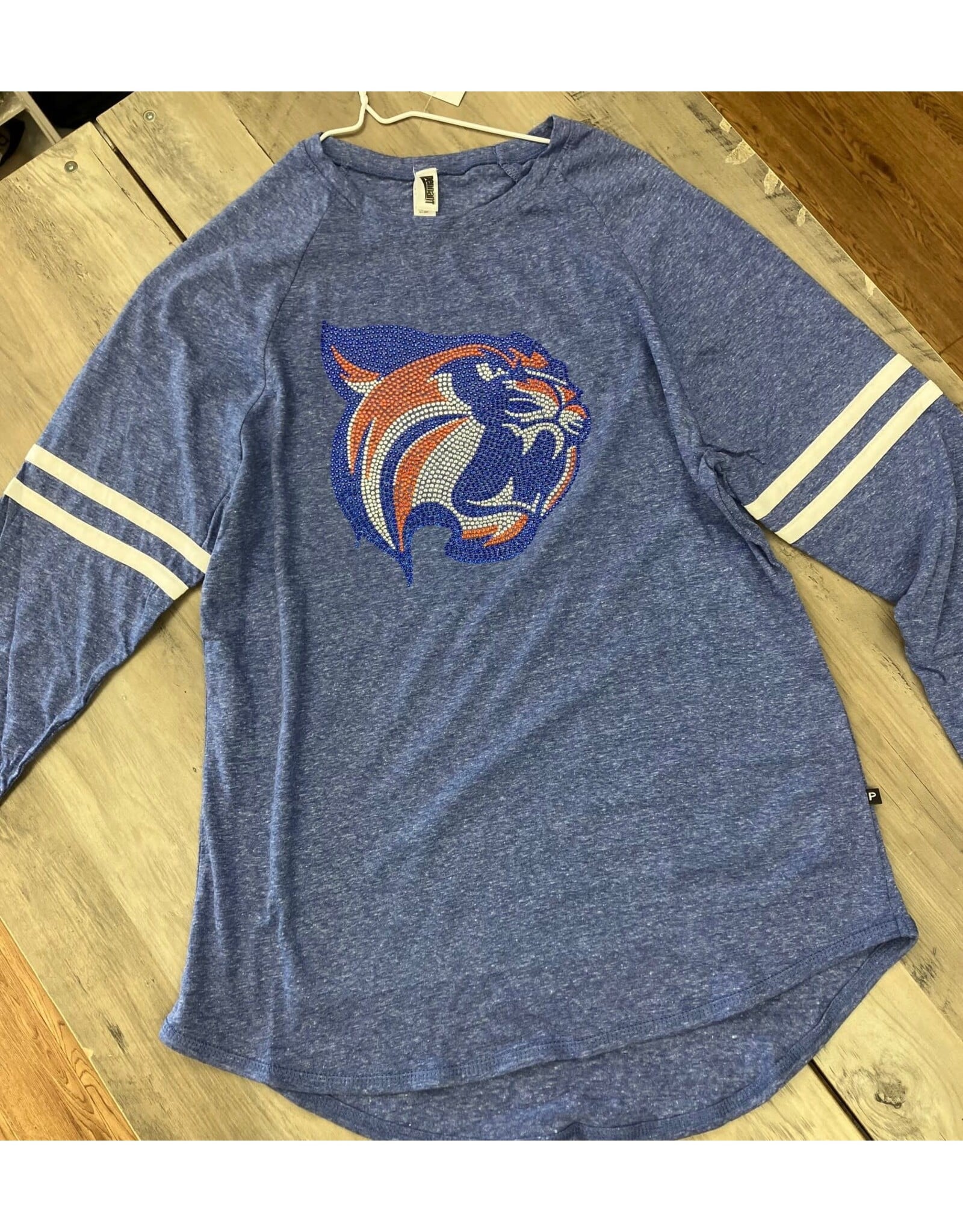 Wildcat Royal Long Sleeve Rhinestone ORDER