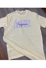 ASH Trojans butter yellow tee