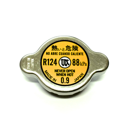 Radiator Cap - Japanese 0.9 Bar (13 PSI) rated with Silicone Rubber seals (Futaba - Japan)