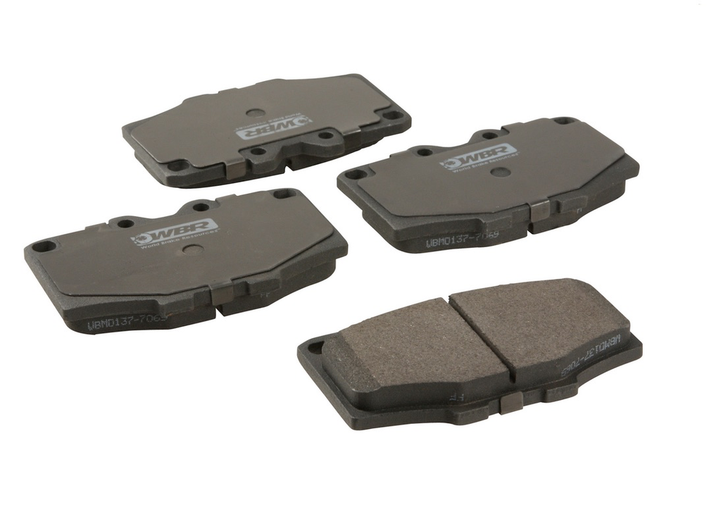 Brake Pads, Front - Semi-Metallic (WBR) - Land Cruiser 40, 60, 70 series up to 1989 (with shims)