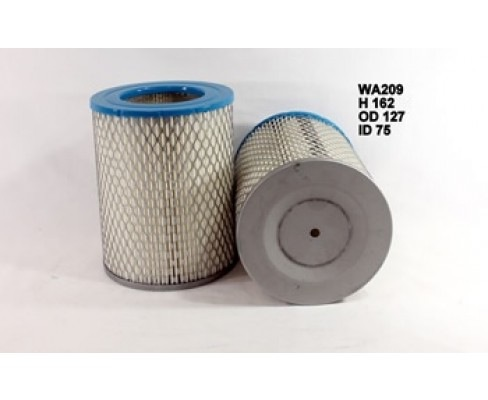 Air Filter, Nissan Terrano (not Mk II) TD27 1986-on (162mm tall x 127mm od x 76mm id  closed on one end)