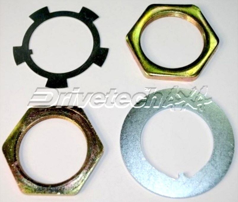 2x Front Axle Hub Spindle Lock Nut – Fits 1976-1998 Toyota Land Cruiser (43521-60011)