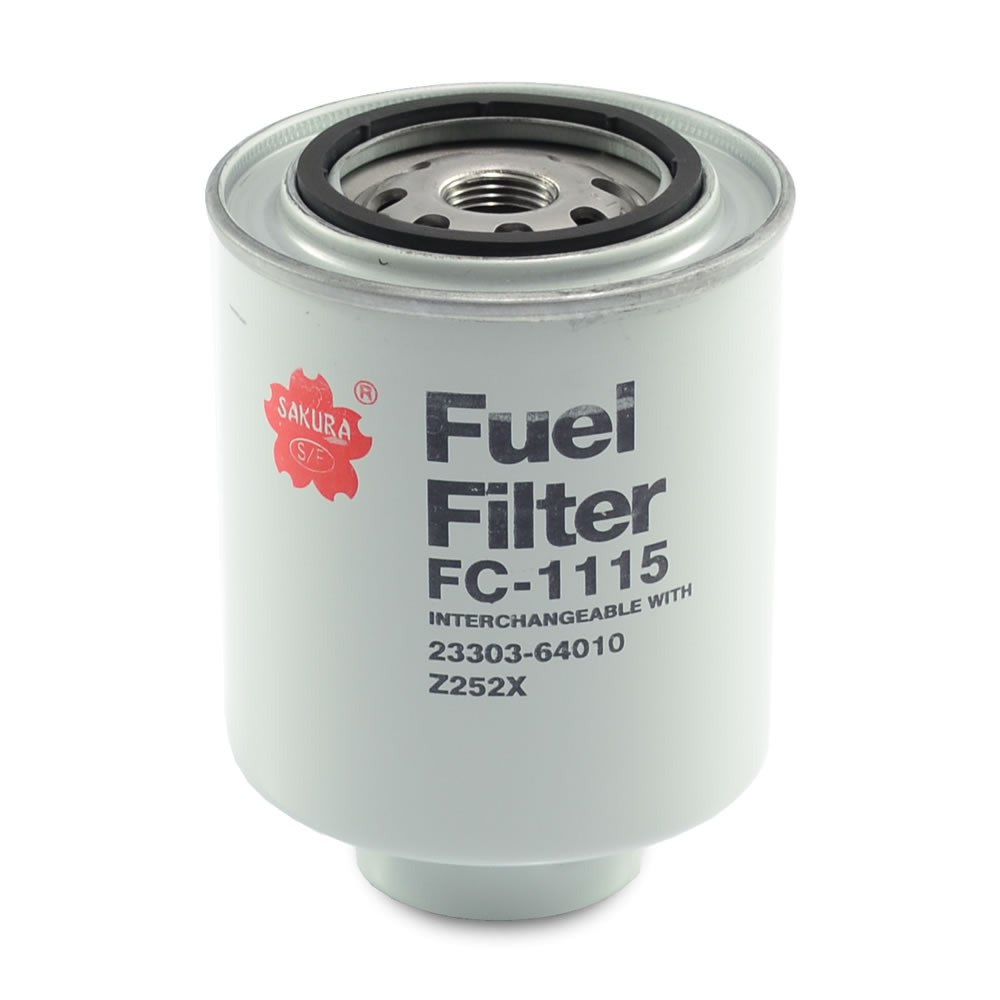 Sakura Diesel Fuel Filter w/integral water separator - Land Cruiser  23303-64010 - FC-1115