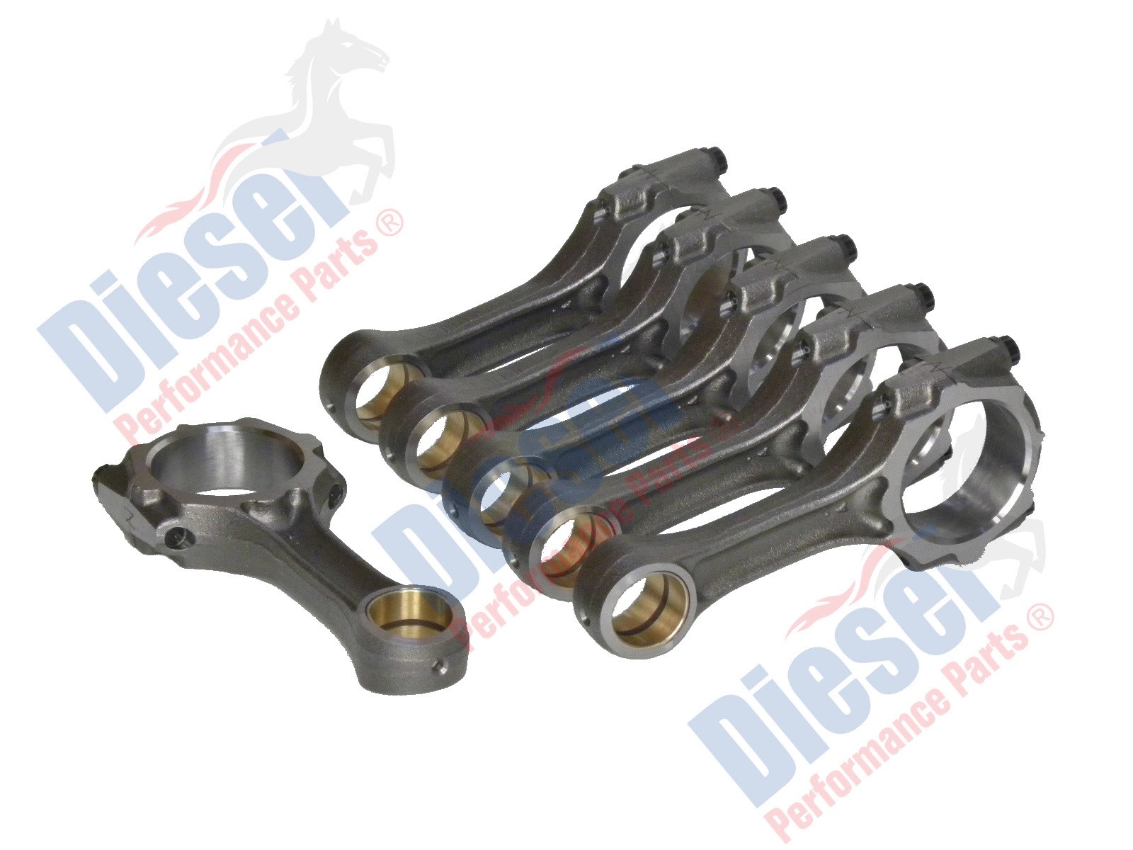 Connecting Rods, Toyota 1HZ-T, 1HDT, 1HD-FT, 1HD-FTE - Set of 6 matched rods - 13201-17022