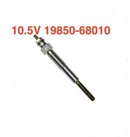 Glow Plug - 10.5V (12V manual/slow glow systems) - Toyota Land Cruiser BJ60 3B, HJ60 2H in General Markets (NGK Y147T 7493) - 19850-68010