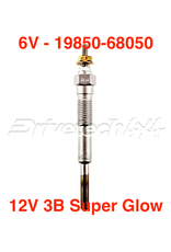 6V Glow Plug (12V system) - Land Cruiser BJ60 & BJ70 3B engine - 19850-68050