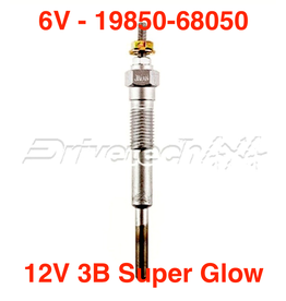 6V Glow Plug (12V system) - Land Cruiser BJ60 & BJ70 3B engine - 19850-68050
