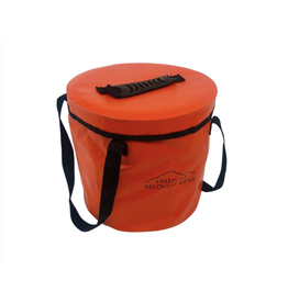 Freedom Recovery Gear - Bucket, Colapsable Water / Rope Bucket 12L - Firebucket Red - 719710720916