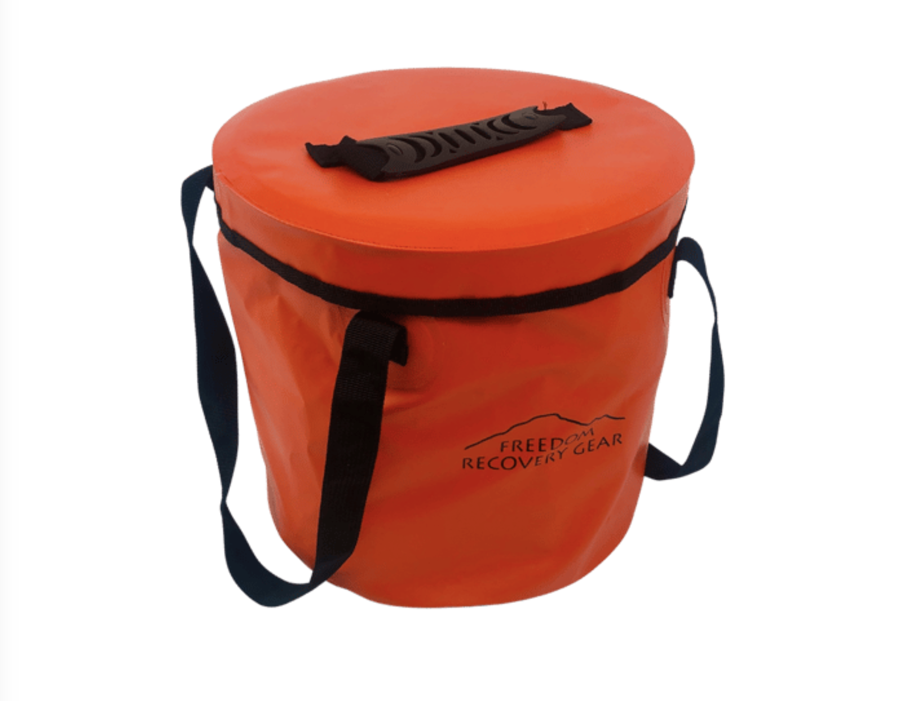 Freedom Recovery Gear - Bucket, Colapsable Water / Rope Bucket 12L - Firebucket Red - 719710720916