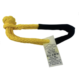 Freedom Recovery Gear - 7/16" Tuff-X Soft Shackle with chafe guard HMPE- Lemon Yellow MBS 45,000 lbs - 719710721357