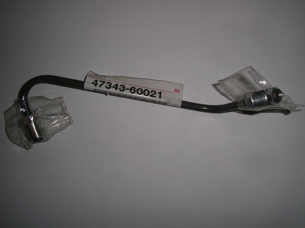 Brake Tube,  Caliper to Backing Plate - Front LH Outer No. 1 - Land Cruiser 60 & 70 Series  47343-60021