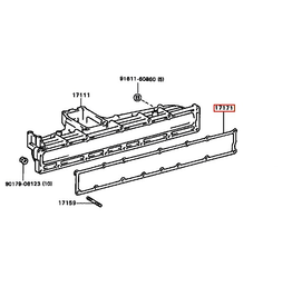 Gasket, Plenum (Intake Manifold to Head) - Toyota Land Cruiser HJ61 12HT - 17171-68020