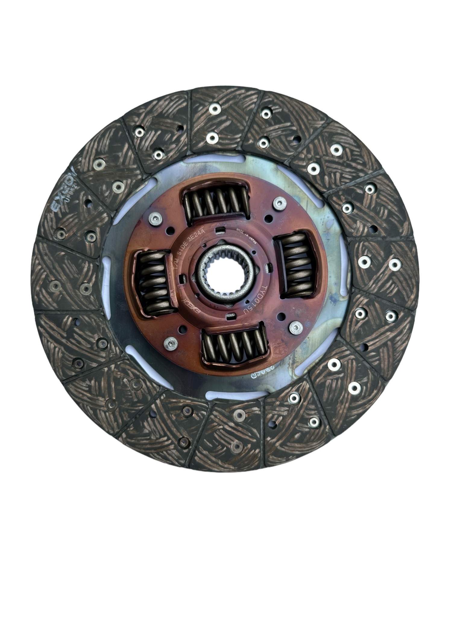 Clutch Disc, Exedy - Regular Duty - Land Cruiser BJ42, BJ60, BJ70 w/3B - (260mm x 21 spline) Part of kit TYK6296 - 31250-36230