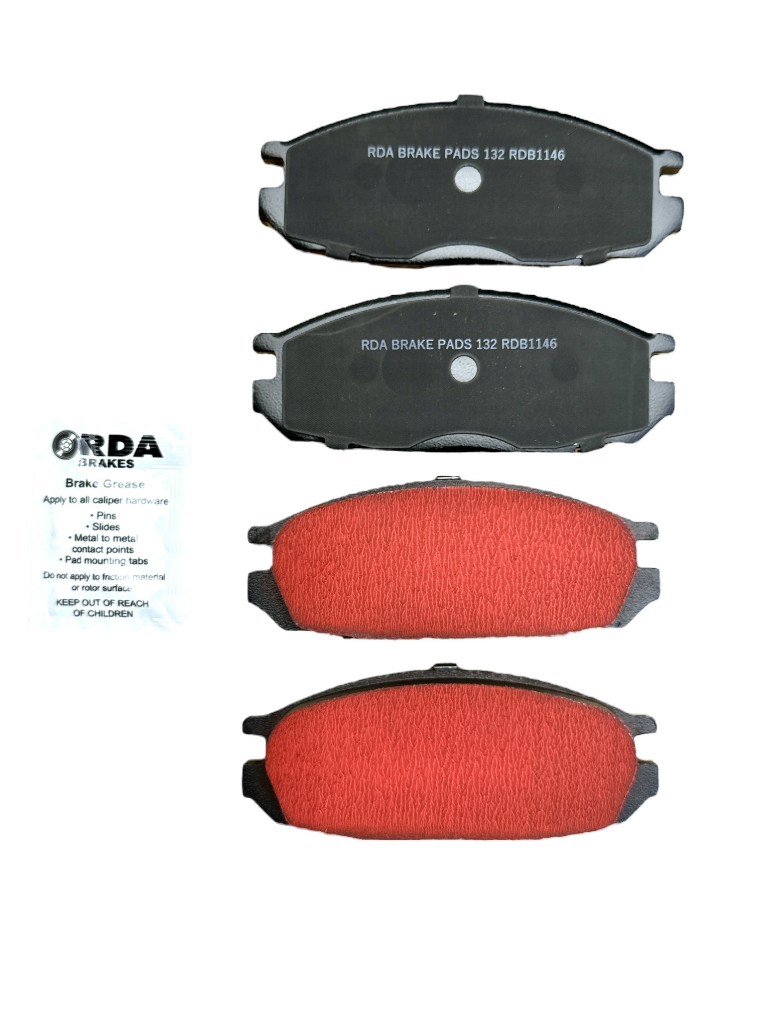 Brake Pads, Rear - RDA GP Max - NIssan Safari & Patrol Y60 GQ - 01/1988-11/1997 - RDA RDB1146