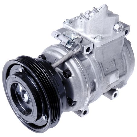 AC Compressor (R134a) - Denso 10PA15L Toyota Land Cruiser with 1HDFTE (w/o Rear AC)  4 groove 126.0mm pulley - 88320-60700