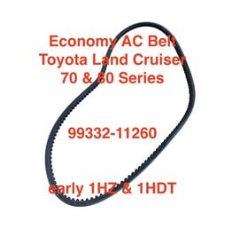 AC Belt - Land Cruiser 70 & 80 Series 1HZ & 1HDT with 10PA15C compressor - HZJ77, PZJ77, HDJ81 - 99332-11260 Economy