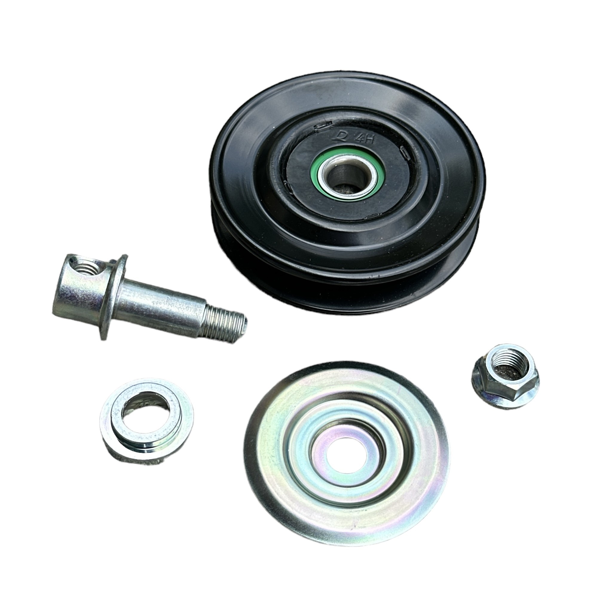 AC Pulley, Idler/Tensioner - Toyota 2H, 12HT, 1HZ, 1HDT & others - with bracket OEM - 88440-35010