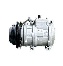 AC Compressor 1HZ, 1HDT - Denso 10PA17C - Toyota Land Cruiser w/pulley & clutch (12V)