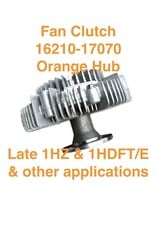 Fan Clutch, Toyota Land Cruiser 1HZ, 1HDT, 1HDFT (Orange) - NPW - 16210-17070 / T99F1