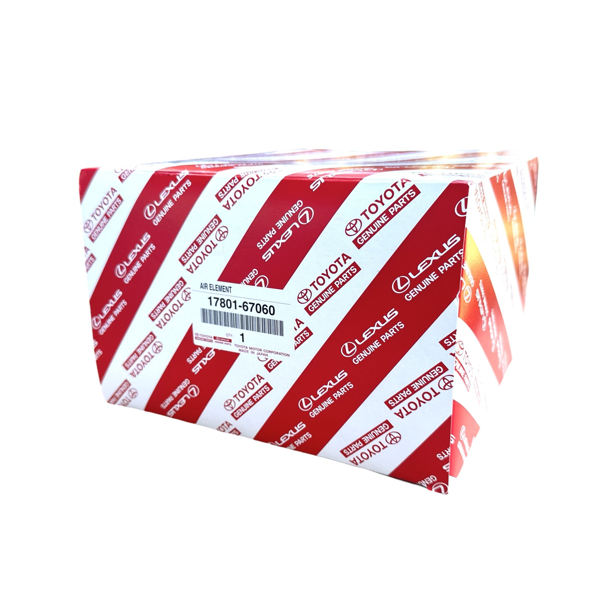 Air Filter - Toyota KZJ90L, KZJ95, KZN185 with 1KZTE engine - Washable / Re-usable - 17801-67060